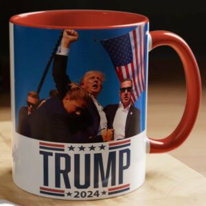 Trump Assassination Attempt Coffee Mug, Trump 2024 mug, Donald J Trump President Mugs