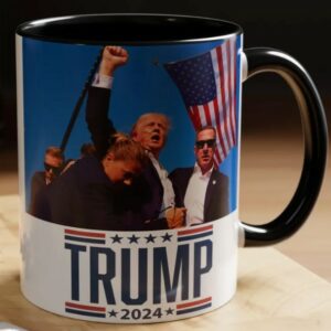 Trump Assassination Attempt Coffee Mug, Trump 2024 mug, Donald J Trump President Mugs1