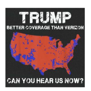 Trump Better Coverage Than Verizon Car Magnets, Sticker