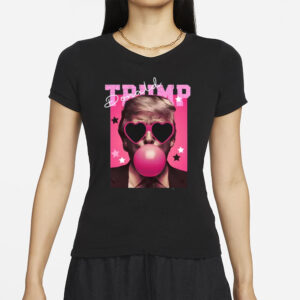 Trump Bubble Gum Shirt, Trump Pink Sun Glasses T-Shirts