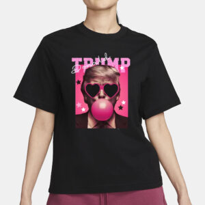 Trump Bubble Gum Shirt, Trump Pink Sun Glasses T-Shirts1