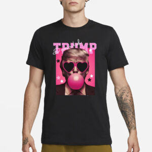 Trump Bubble Gum Shirt, Trump Pink Sun Glasses T-Shirts2