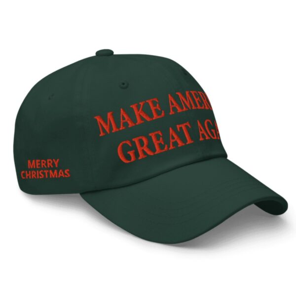 Trump Christmas MAGA Dad Hat USA