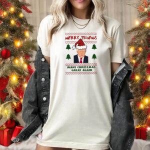 Trump Christmas Merry Trumpmas Santa Claus Donald Trump Make Christmas Great Again T-Shirts1