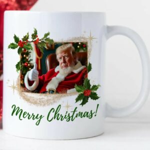 Trump Christmas Mug, Santa Claus Trump Mugs4