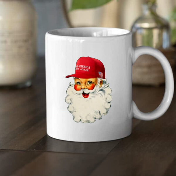 Trump Christmas Mug, Santa Make America Great Again Mug2