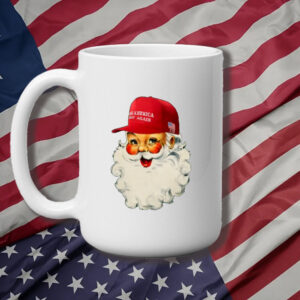 Trump Christmas Mug, Santa Make America Great Again Mug3