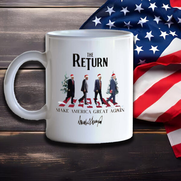 Trump Christmas Mug, The Return Mug1