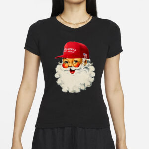 Trump Christmas Shirts, Santa Make America Great Again Shirt, president Trump Shirt