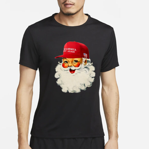 Trump Christmas Shirts, Santa Make America Great Again Shirt, president Trump Shirt3