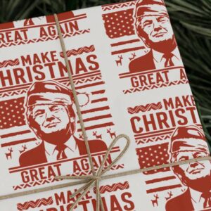 Trump Christmas Wrapping Paper