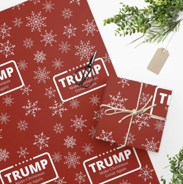 Trump Christmas-Wrapping Paper US