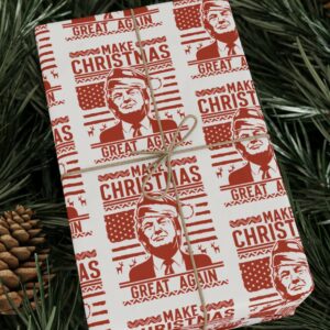 Trump Christmas Wrapping Paper US