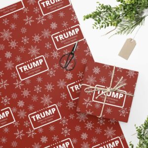 Trump Christmas-Wrapping Paper USA