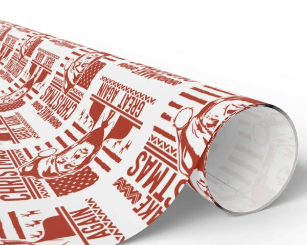 Trump Christmas Wrapping Paper USA