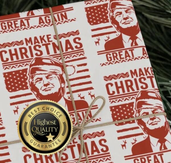 Trump Christmas Wrapping Papers