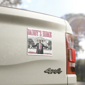 Trump Daddys Home White House Car Magnet, Sticker