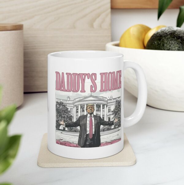 Trump Daddys Home White House Mug Cup USA