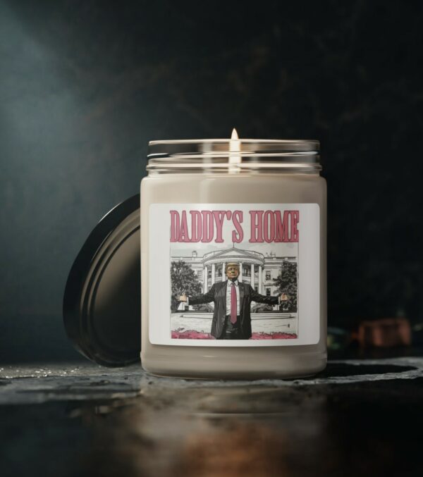 Trump Daddys Home White House Scented Soy Candle USA