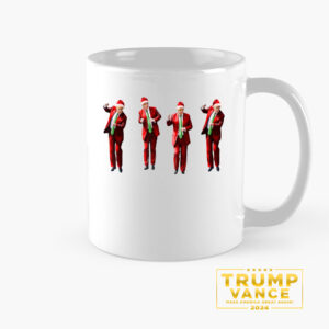 Trump Dance Christmas Mug, Trump Mug1