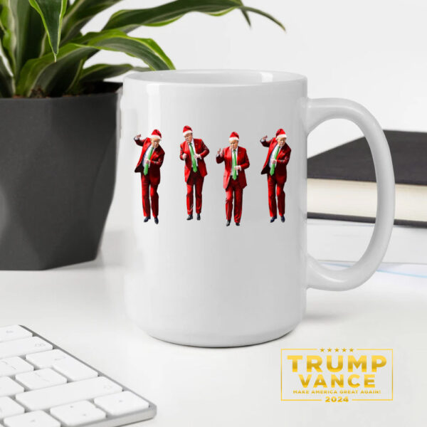 Trump Dance Christmas Mug, Trump Mug2