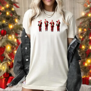 Trump Dance Christmas T-Shirt, Christmas Santa Trump T-Shirts1