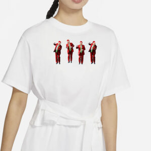 Trump Dance Christmas T-Shirt, Funny Trump T-Shirt, Christmas Santa Trump T-Shirts1