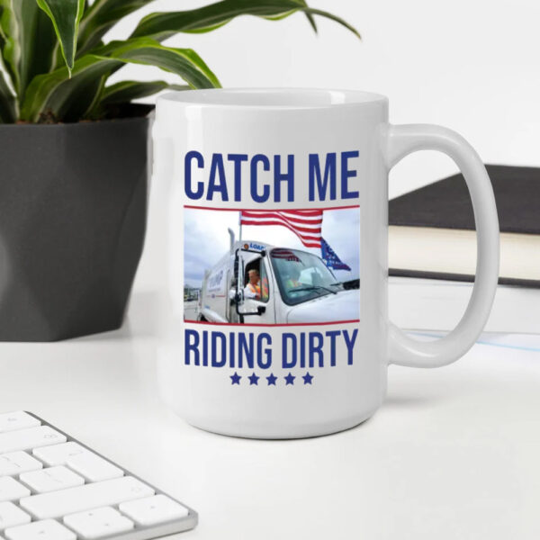 Trump Garbage Man in Trash Truck, Donald Trump Trash Man Mug