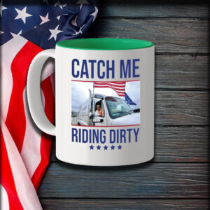 Trump Garbage Man in Trash Truck, Donald Trump Trash Man Mug1