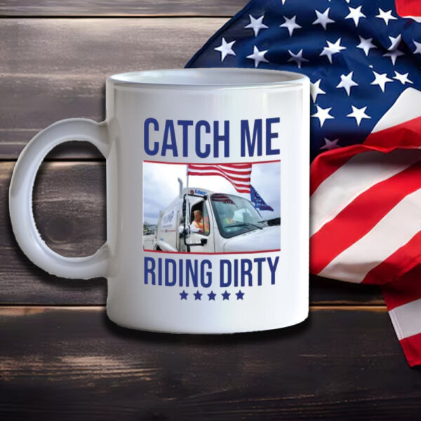 Trump Garbage Man in Trash Truck, Donald Trump Trash Man Mug2