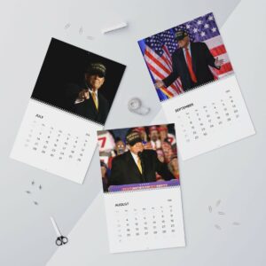 Trump Gold Dark MAGA 2025 Calendar US 2