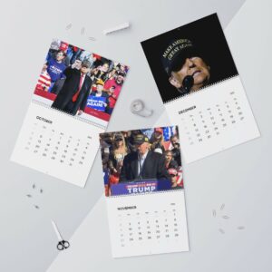 Trump Gold Dark MAGA 2025 Calendar US 3