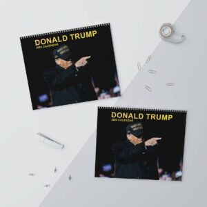 Trump Gold Dark MAGA 2025 Calendar US