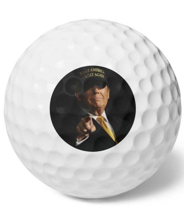 Trump Gold Dark MAGA Golf Ball