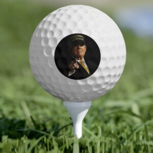 Trump Gold Dark MAGA Golf Ball US