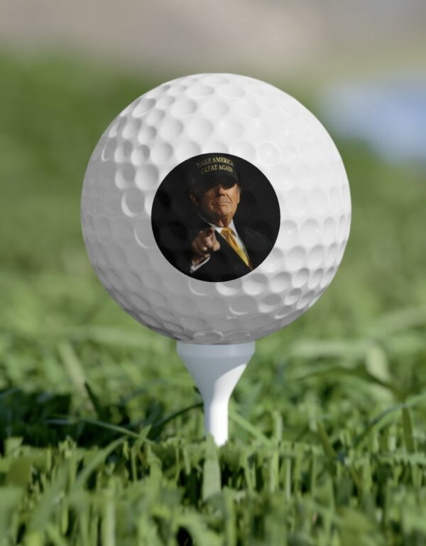 Trump Gold Dark MAGA Golf Ball US