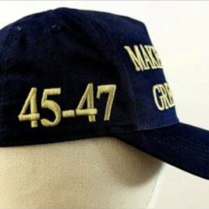 Trump Gold MAGA 45-47 Hat US Pro