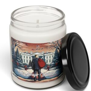 Trump He Always Delivers Scented Soy Candle USA