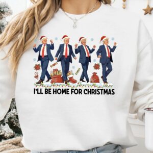 Trump I'll Be Home For Christmas 2024 T-Shirts