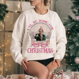 Trump I'll Be Home for Christmas Shirt