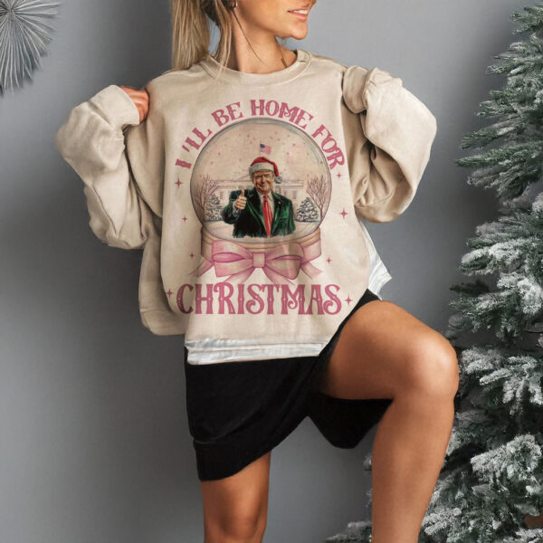 Trump I'll Be Home for Christmas TShirts