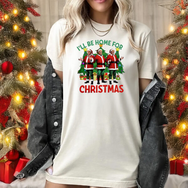 Trump I’ll be Home for Christmas sweater shirt, Sweatshirt1