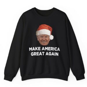 Trump MAGA Christmas Crewneck Sweatshirt