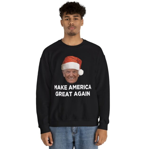 Trump MAGA Christmas Crewneck Sweatshirt US