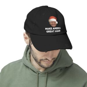 Trump MAGA Christmas Dad Hat USA