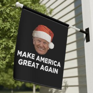 Trump MAGA Christmas Flag