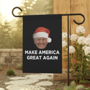 Trump MAGA Christmas Flag US