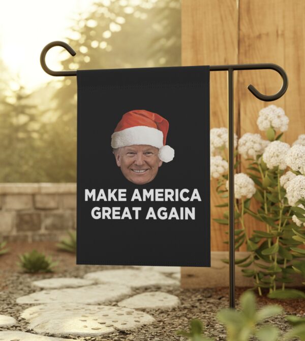 Trump MAGA Christmas Flag US