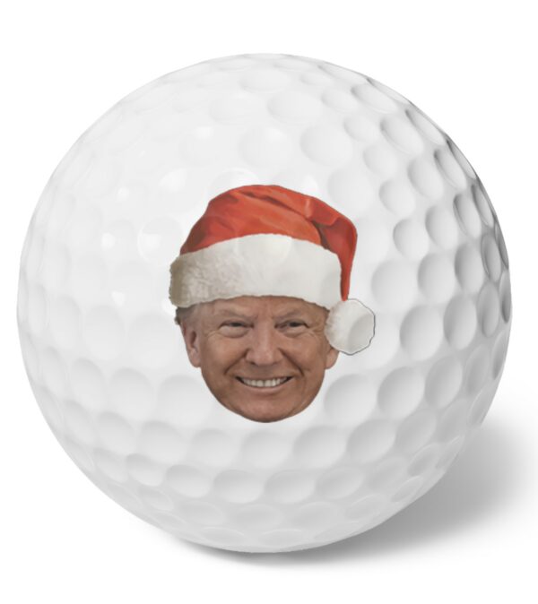 Trump MAGA Christmas Golf Balls