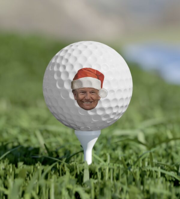 Trump MAGA Christmas Golf Balls US